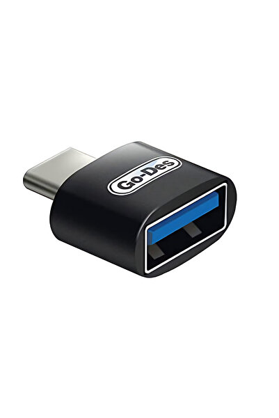 Go-Des USB-C Metal Adapter - Supporting Fast Charging - Data Transfer - For U...
