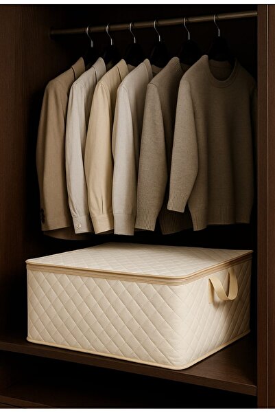 WestCover Hurç Baza alti dolap düzenleyici bej 3 adet 60x45x20 cm