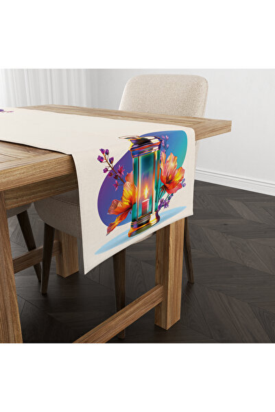 Filamente Ramadan Runner / Ramadan Pattern / Stain Resistant - Washable Micro...