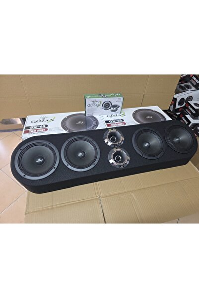 GÖZAX GÖZA-X PAKET SES SİSTEMİ 2 TAKIM 16 CM 1 TAKIM 10 CM DOM TİZ 1 ADET PAN...