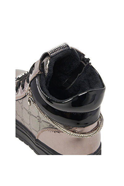 Juicy Couture Girls Boots Silver CEO-CS5869-18