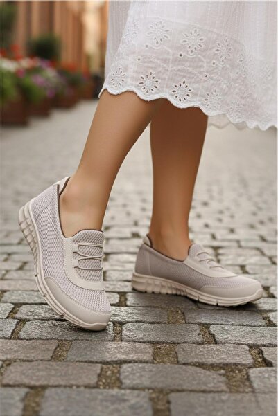 Oksit Prf 04 Women's Lightweight Walking Shoes Flexible Knitted Upper Memmory...