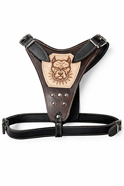 NORDVIA E-COMMERCE Leather Dog Collar – with Dog Figure