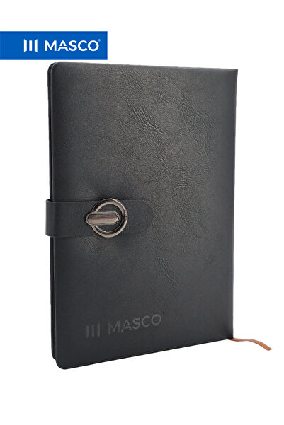 MASCO A5 Notebook with Magnetic Closure, 96 Sheets, 70 GSM, Compact Daily Wri...