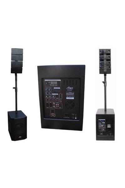 ALIEN Sistem audio profesional USB/SD/BT 700W+160W