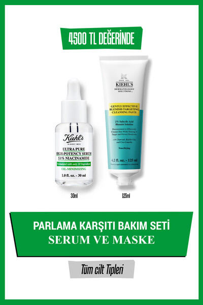 Kiehl's Derm Acne Cilt Bakım Seti Set Set