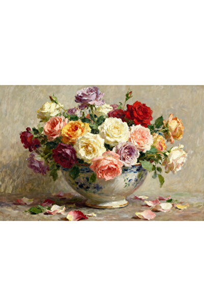 VeliumCraft Tablou Canvas Dansul Trandafirilor 7, 60 x 40 cm, natura, peisaj,...