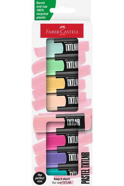 Faber Castell Textmarker Mini Set 8 Pastel Faber-Castell