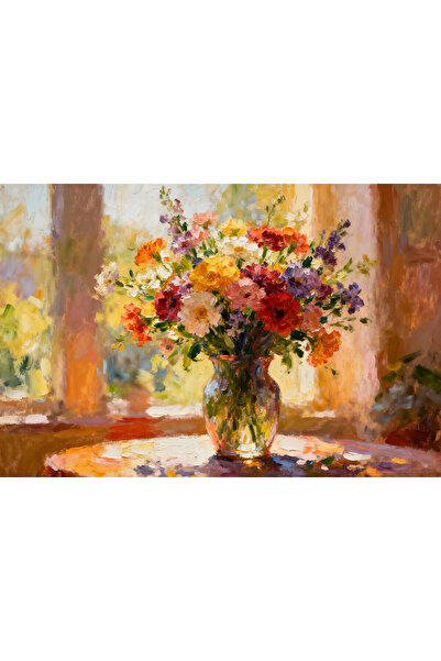 VeliumCraft Tablou Canvas Dansul Trandafirilor 11, 60 x 40 cm, natura, peisaj...