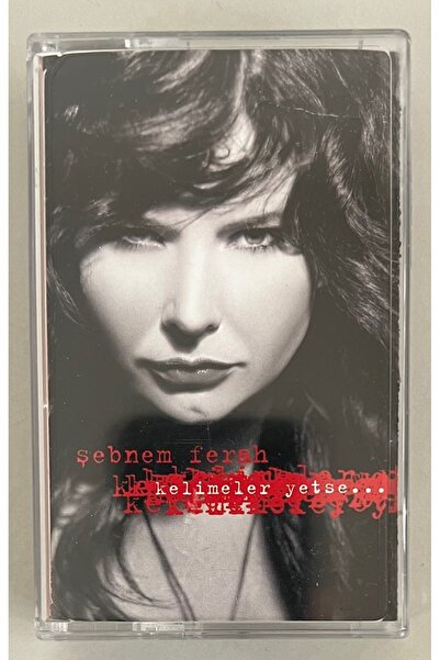 Allians Şebnem Ferah Kelimeler Yetse Orijinal Dönem Kaset Hediye Koleksiyon