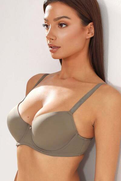 Piera Classic khaki bra Ambra R1687