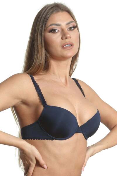 Piera Navy blue push-up bra ELLY R1643