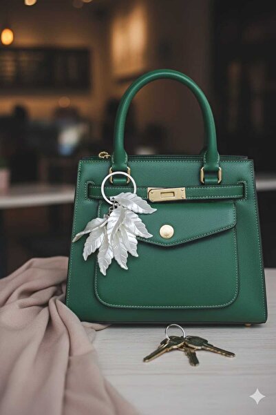 SOSYETEZGAHI Διακοσμητικό τσάντας με σχέδιο φύλλου, δώρο, αξεσουάρ γυναικείας...