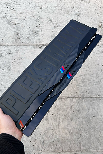 Pleksimanya BMW Uyumlu Karbon Pleksi Takmatik Plakalık