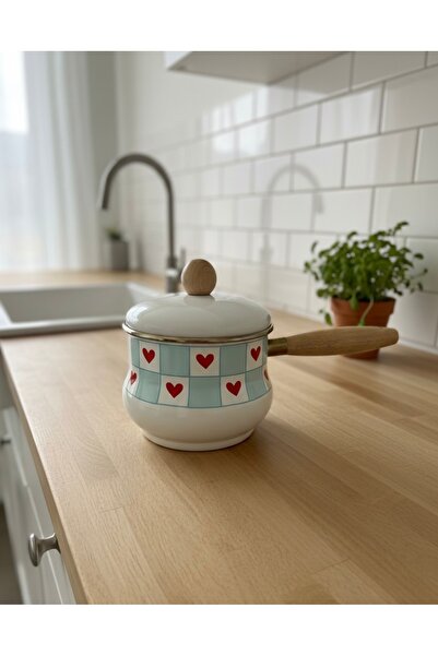 EmayeBurada Emaye Sütlük & Sosluk & Yumurta Haşlama Tenceresi Mini