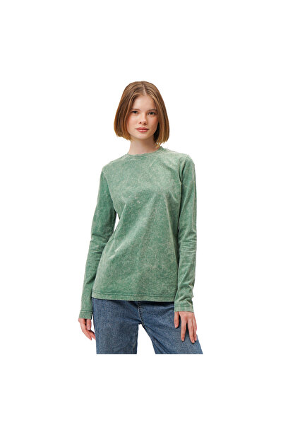 Mod Kids Longsleeve Damski 100% Bawełna Stonewash Luźny Krój Rozmiar S