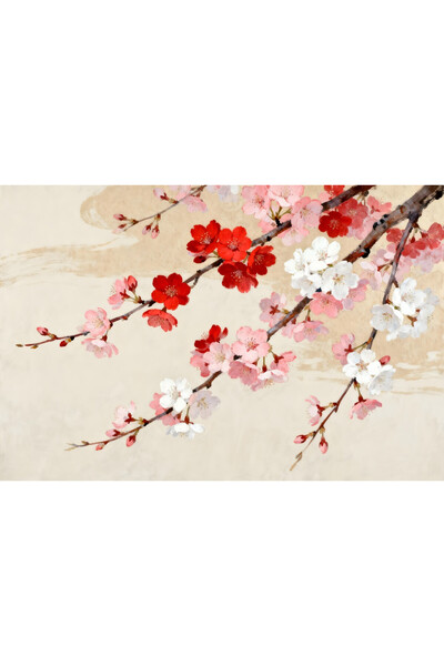 VeliumCraft Tablou Canvas Sakura Blossom 2, 70 x 50 cm, natura, peisaj, stil ...