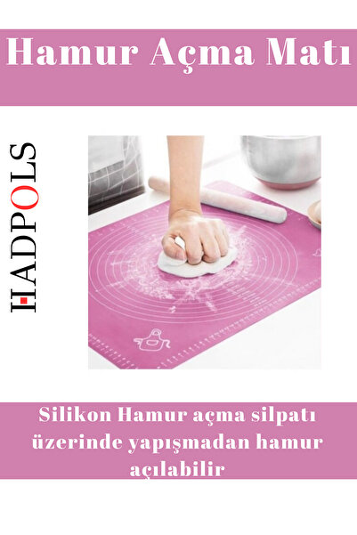 HadPols # Hamurmatı Hygienic Practical Scale Food-Grade Silicone Non-Slip 50X...