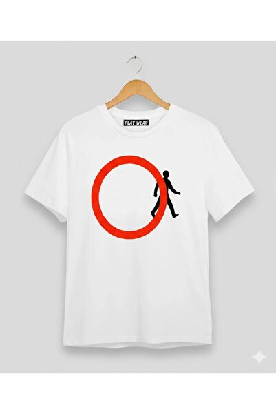 playwear PLAY WEAR Tricou Unisex Oversize cu imprimeu Banksy Think Outside Th...