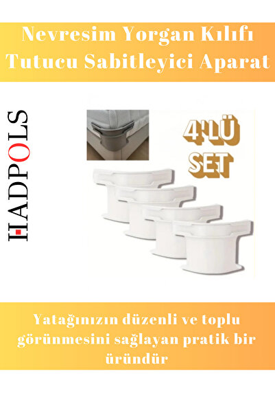 HadPols #NevresimTutucu Kaymaz Nevresim 4'lü Set Aparat Organizer Yorgan Kılı...