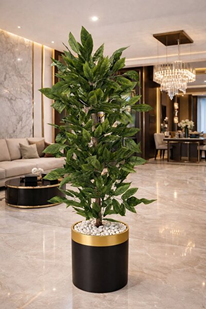 Altun Çiçekcilik Yapay Ceviz Ağacı 190 CM Lux Metal Saksı Dahil