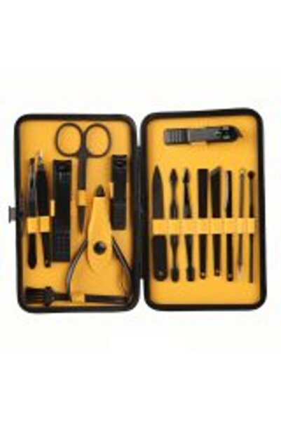 OEM Set de 16 piese / set de unghii profesionale negre pentru manichiură, set...