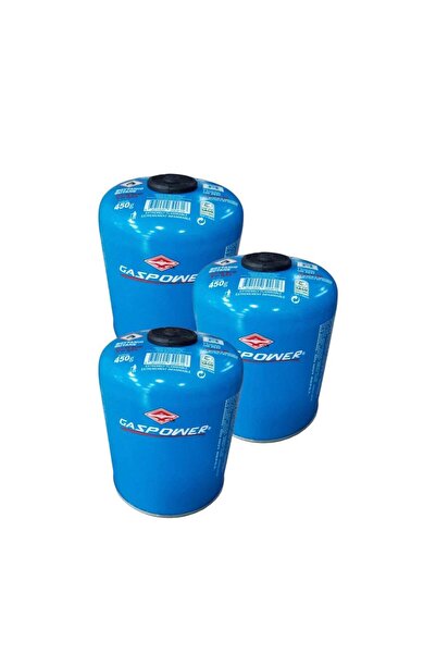 GASPOWER 3 قطع من غاز البوتان الكبير للتخييم في الهواء الطلق، وزن كل قطعة 450...