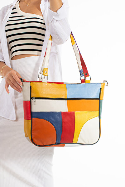 Erzeno Geantă de mână și de umăr pentru femei, din piele naturală, de lux, de...