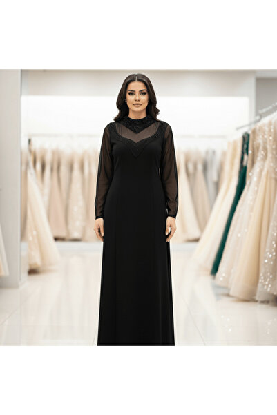 alqarat "Atheer" Embroidered Evening Gown