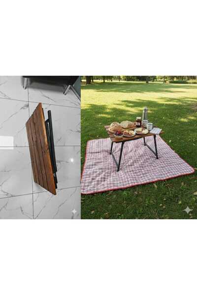 kraker KAMP MASASI METAL KATLANA BİLİR