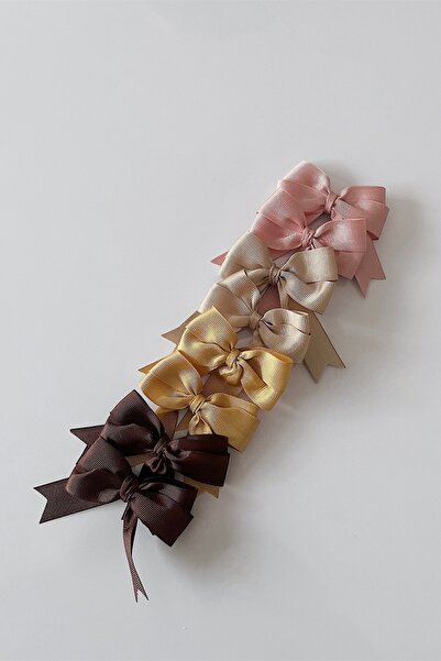 COOLMINIES Set de 8 cleme cu fundiță pentru fetițe și copii