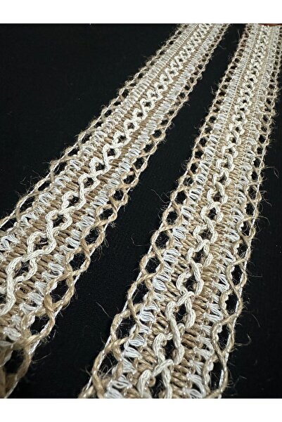 ULUPAMİR White Cream Straw Ribbon 1 Meter