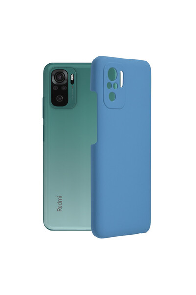 Techsuit Husa Xiaomi Redmi Note 10/10S - Soft Edge Silicone Blue