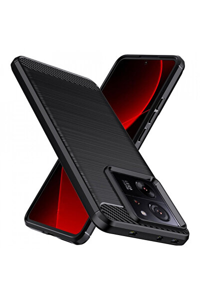 Techsuit Husa Xiaomi 13T / 13T PRO - Carbon Series-Black