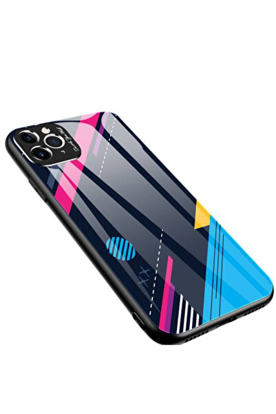 Techsuit Husa Iphone 11 PRO -Color Glass-cu sticla securizata- pattern 4