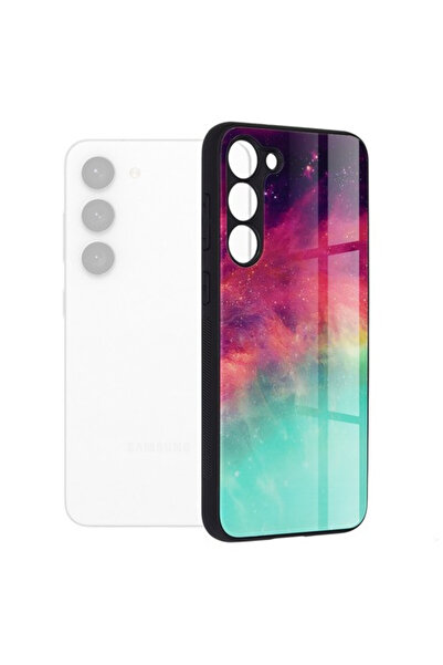 Techsuit Husa Samsung Galaxy S23 Plus - Imprimare Sticlă Fiery Ocean