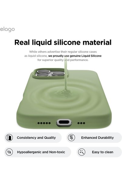 USIDE 16 Pro Max Case with Velvet Inside Shockproof Screen and Camera Raised Lasman Cover-Green