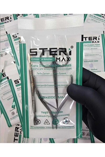 funshop Şeffaf Sterilizasyon Zarfı - İndikatörlü Sterilizasyon Kraft Paketi 1...