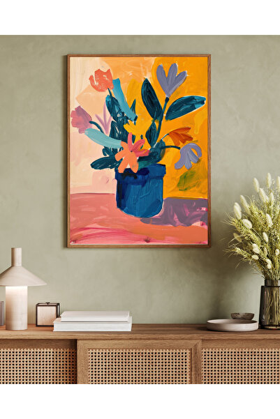 woodhomeworks Tablou decorativ pentru birou, dintr-o singură piesă, seria Mat...