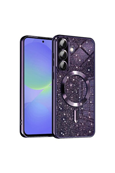 Techsuit Husa Samsung Galaxy A56 5G / A36 5G Luxury Glitter MagSafe mov