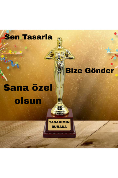 Mugs and love Kendin tasarla kişiye özel yılın OSCAR ödülü küçük boy