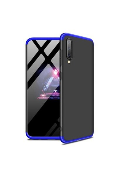 GKK Samsung Galaxy A70 Case -GKK Black with Blue