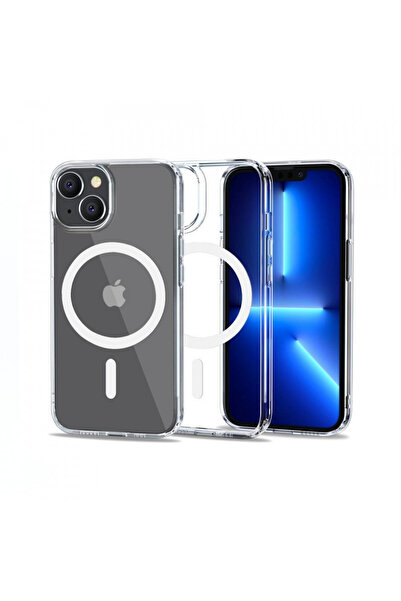Tech-Protect iPhone 14-Tech-Protect FlexAir Hybrid Magsafe Case - Clear