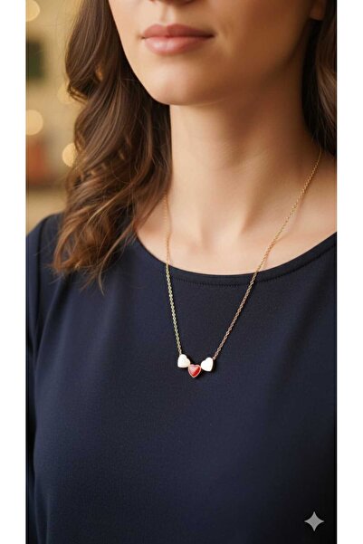 SOSYETEZGAHI Heart Necklace Lover's Gift