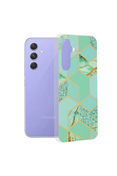 Techsuit Husa Samsung Galaxy A54 -Marble Green