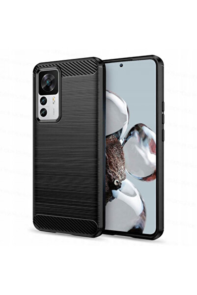 Techsuit Husa Xiaomi 12T / 12T Pro - Carbon Series-Black