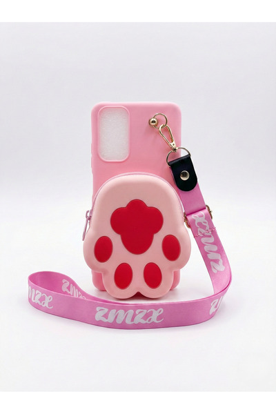 OSG Redmi Note 11 Ve Note 11S Uyumlu Fermuarlı Çantalı Cüzdanlı Boyun Askılı ...