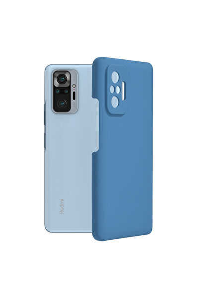 Techsuit Husa Xiaomi Redmi Note 10 PRO -Soft Edge Silicone Light Blue