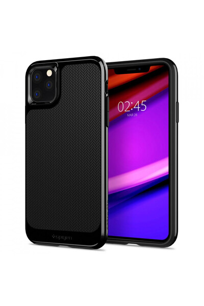 Spigen Husa iPhone 11 PRO MAX - Spigen Neo Hybrid - Negru Miezul Nopții