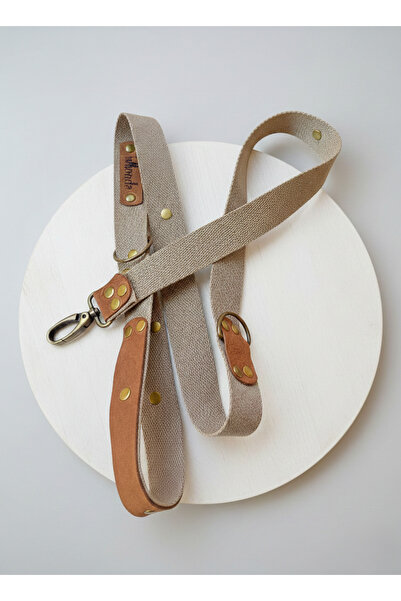 balkonda Dog Walking Leash 2.5 cm Wide Colored Cord and Leather